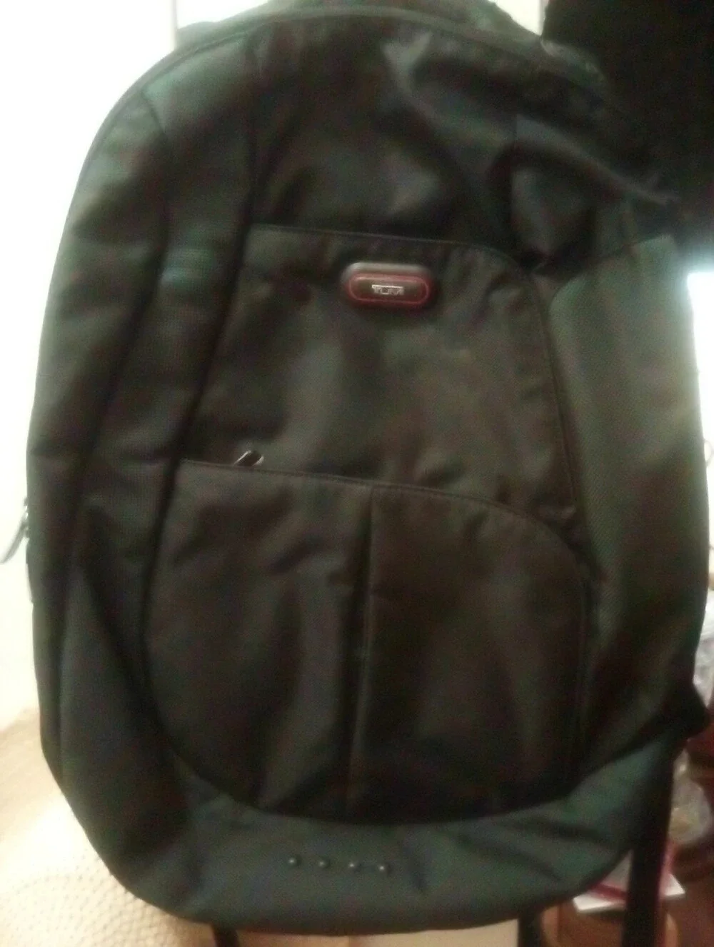 Tumi Authentic Designer Black Full Size Backpack Like NEW